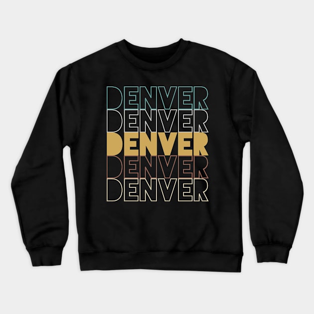 Denver Crewneck Sweatshirt by Hank Hill